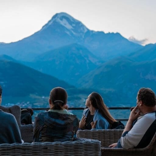 Slow multi-day travel through wine region and town stays in Georgia