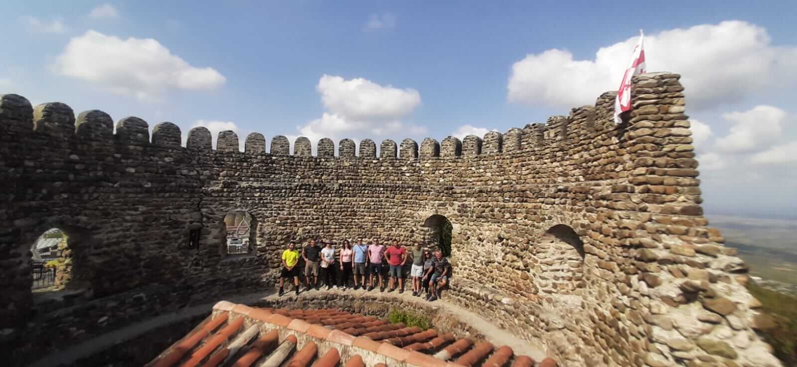 GoGoria guests visiting Sighnaghi in Kakheti